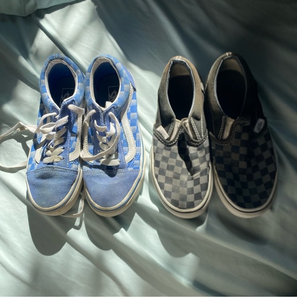 Vans Other - Boys Vans Checkered Shoe Bundle